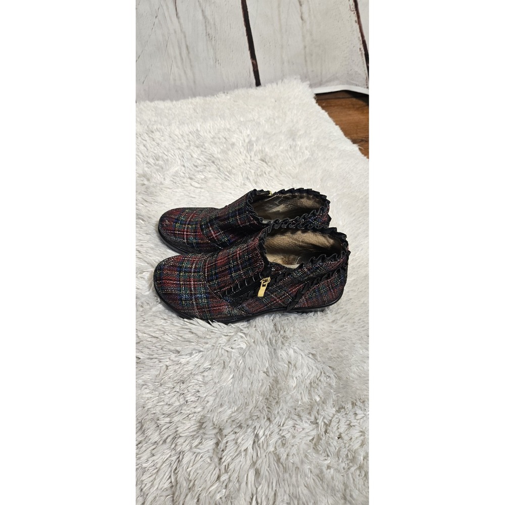 Algeria Womens Tartan Booties Size 8‎ - Picture 2 of 10